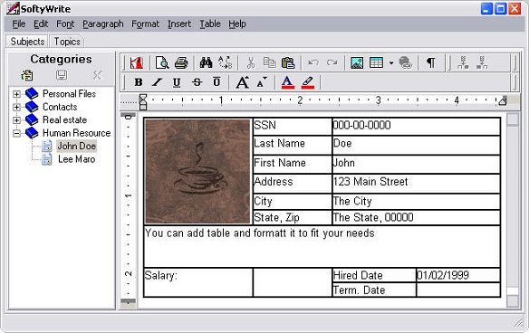 Encrypted personal software as notepad and much more